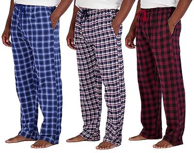 Men's Sherpa Fleece Lined Flannel Pajama Pants