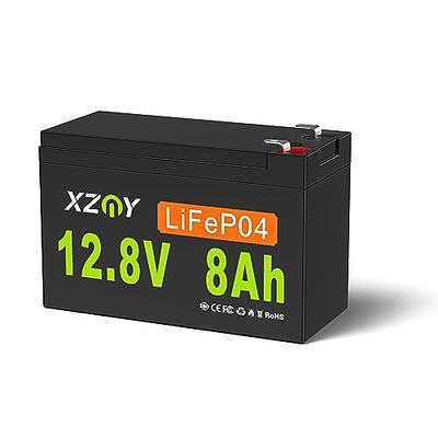 power queen Batería LiFePO4 de 25.6 V 200 Ah, batería de litio integrada de  200 A BMS, potencia de ciclo profundo de 5.12 kWh, batería recargable de