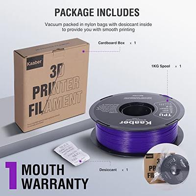  YXPOLYER TPU Filament 1.75 mm Flexible Soft 95A TPU 3D Printer  Filament, 800g Spool (1.76 lbs) Elastic 3D Printing Filament, Hardness and  Good Layer bonding Performance, Fit Most FDM Printer(Black) 