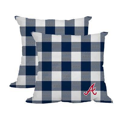 Atlanta Braves Plaid MLB Fleece Fabric