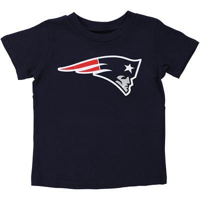 New England Patriots Nike Logo Name Colorblock T-Shirt