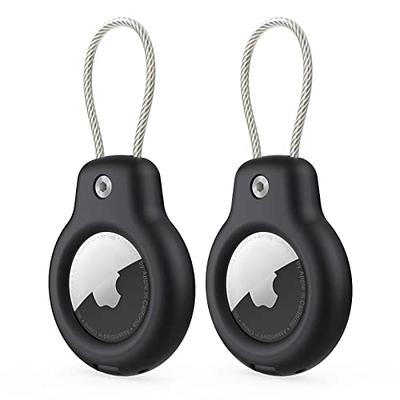 Linsaner Compatible with AirTag Case Keychain Air Tag Holder