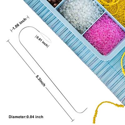 4 Large Eye Curved Bead Embellishment Needles, 5.3 inch Stainless Steel Bead  Spinning Needle with Handle, Used for Automatic Beading Machine, Waist Bead  Bracelet Necklace DIY Manual Bead Making - Yahoo Shopping