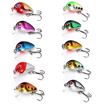 3 Pieces Fishing Lures, Fishing Lure Set, Fishing Bait With Treble