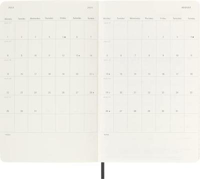 Moleskine 2023 Weekly Notebook Planner, 18M, Pocket, Black, Soft