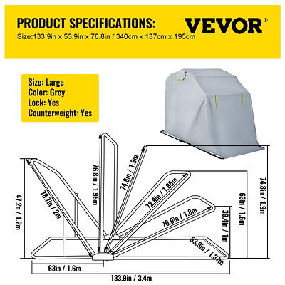 The Bike Shield - Motorcycle Shelter / Garage / Shed / Storage