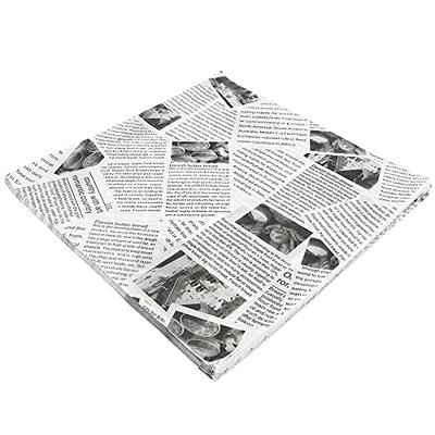 Classic Newspaper Design Parchment Paper Kitchen Oil Absorbing Paper  Non-Stick Oil-Proof Baking Paper Sandwich Heat Resistant Paper Roll