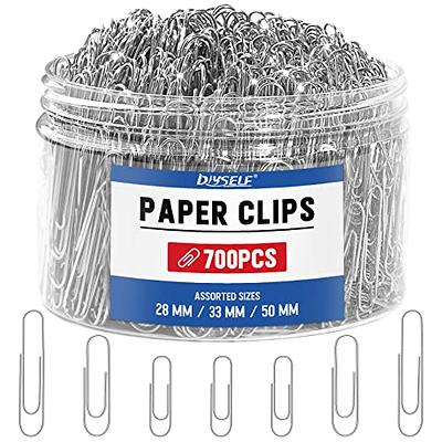 Small Paper Clips, 1.1 Inch Paper Clip, 200 pcs Paperclips (Small, Pink)