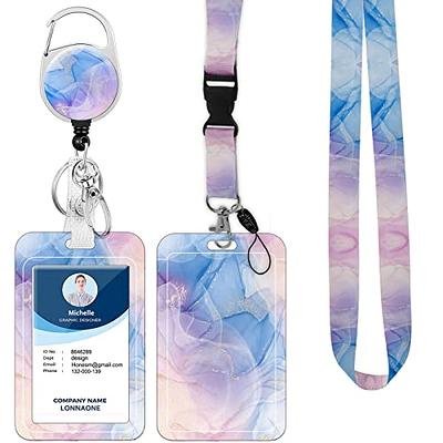 Wrapables Lanyard Keychain and ID Badge Holder Abstract 2