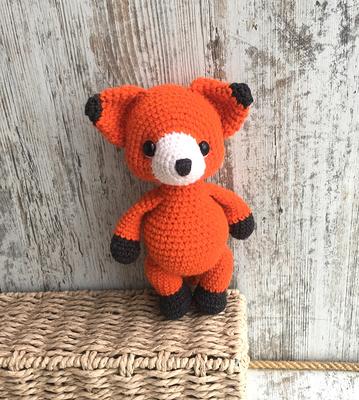 fox crochet plush toys forest animal baby gift toys stuffed