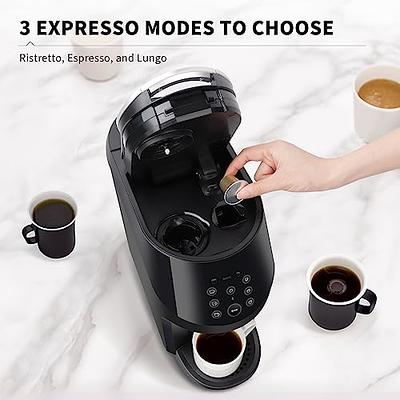 Espresso Pod Machine, 3 in 1 Coffee Machine for Nespresso Capsules