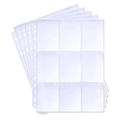 360 Pockets Binder Card Sleeves Double-Sided 9 Pocket Trading Card