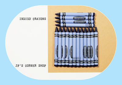 Indigo Crayons - 45 Crayons Crayola Bulk Refill Classroom Coloring Crayon -  Yahoo Shopping