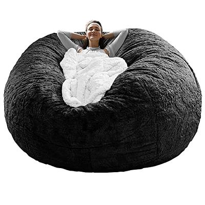 AYEASY Bean Bag Chair with Filler, Bean Bag Chairs for Adults, Bean Bag Bed, Memory Foam Bean Bag Couch with Washable Microfiber Cover, Giant