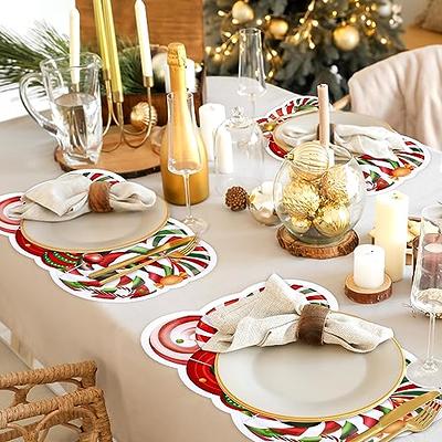 Christmas Tree Santa Claus Candy Snowflake Table Runner Decoration Home  Decor Dinner Table Decoration Table Decor