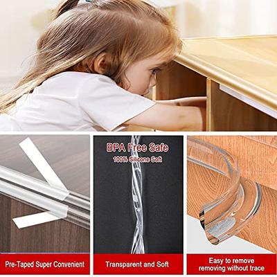 Baby Proofing, Clear Edge Protector Strip, Soft Corner Protectors for  Kids,3.3 ft Pre-Tape Adhesive Corner Protectors for Furniture Against Sharp  Corners for Cabinets, Tables, Drawers 