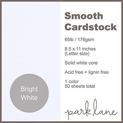 Color Card Stock Paper, Bright Red, 65lb. 8.5 X 11 Inches - 50 Sheets
