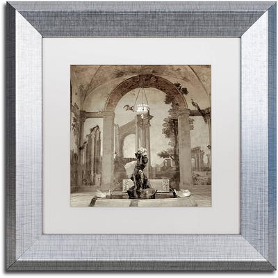 Trademark Fine Art La Porta Soprammobile III Canvas Art by Alan  Blaustein, Black Matte, Black Frame 