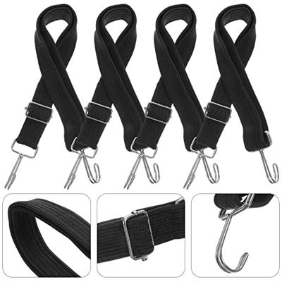 iplusmile Bungee Cords 4pcs Elastic Rope Emulsion Rope Hook Adjustable  Adjustable Bungee Cords - Yahoo Shopping