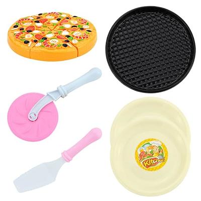 Pizza Simulative Toys Play Food Set Pizza Cooking And Cutting Accessories  Toys