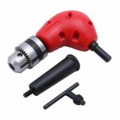 Right Angle Drill Bit Adapter With Handle,9.5mm Round Shank Keyless Chuck,right  Angle Adapter 90 Degree Electric Drill Attachment - Yahoo Shopping
