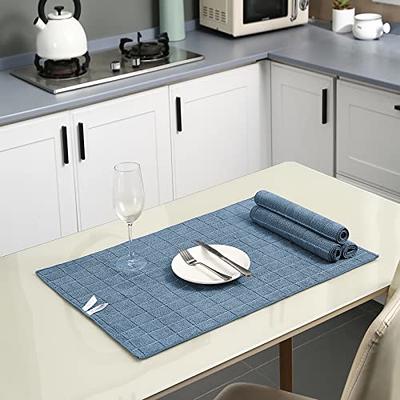 Homaxy 100% Cotton Kitchen Towels and Dishcloths Set, 12 x 12 Inches and 13  x 28 Inches, Set of 8 Bulk Kitchen Towels Set, Ultra Soft Absorbent Dish