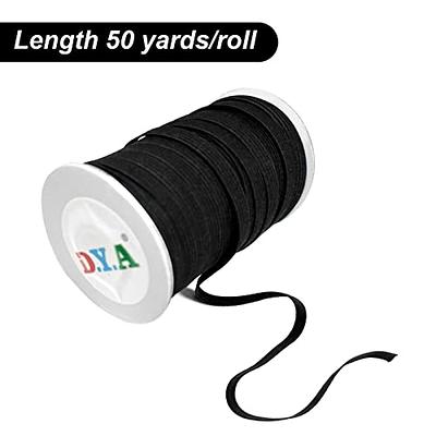 6mm Flat Elastic Band Stretch Cord Rope DIY Accessory Woven Sewing Craft  Pants