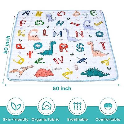 Premium Foam Baby Play Mat 50 X 50, Thicken One-Piece Crawling Mat,  Non-Slip Cushioned Baby Mats for Playing, Activity Playmats for Infants,  Babies