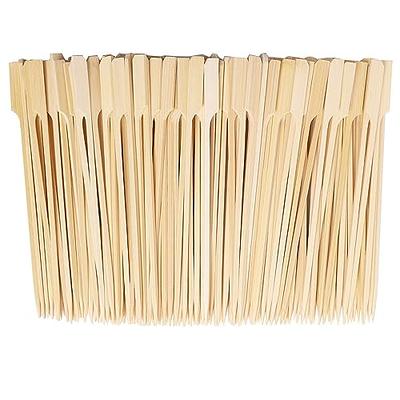 200pc Bamboo Wooden Skewers Sticks 12 in Wood BBQ Shish Kabob Fondue Party Grill