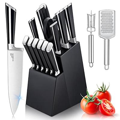 Master Maison 8-Piece 4.5 Premium Steak Knife Set | 8 German Stainless  Steel Non Serrated Steak Knives + Kitchen Storage Gift Box | Anti-Fatigue