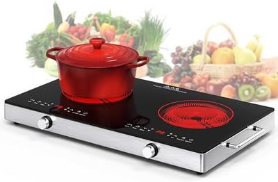 VBGK Electric Ceramic Cooktop Electric Stove Top with Touch Control 9 Power  L