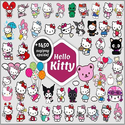 Hello Kitty Valetine Bundle Svg, Hello Kitty Valentine Svg