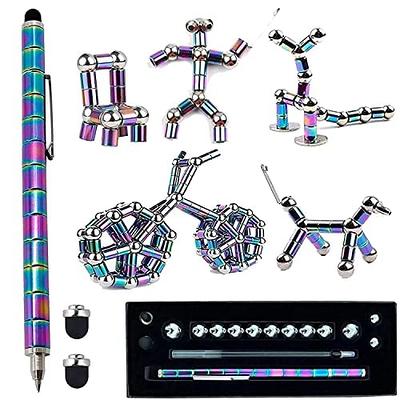Juboury Fidget Pen, Decompression Magnetic Metal Pen, Fidget Toy  Multifunctional Deformable Magnet Writing Pen Novel Toy Gift for Adults  Teen Boys or Girls - Yahoo Shopping