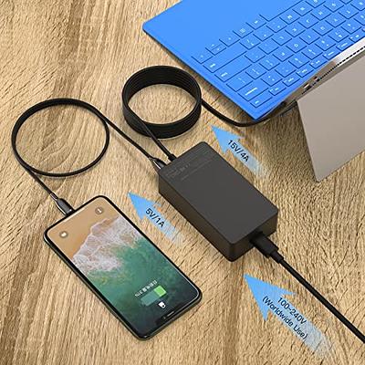 TYPE-C to HDMI VGA USB 3.0 Charging Hub Adapter for Microsoft Surface  Laptop go2
