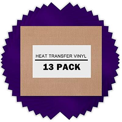 XSEINO HTV Heat Transfer Vinyl for T-Shirts 12x10 -12Pack