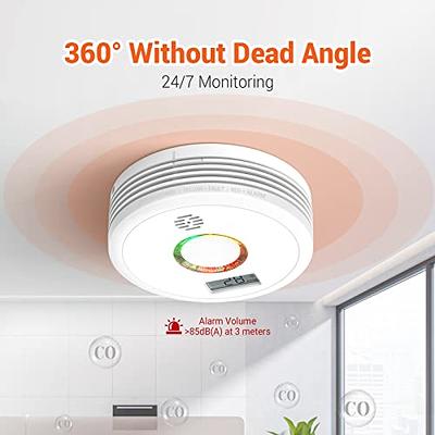 Carbon Monoxide Detector,CO Alarm Detector with Digital Display