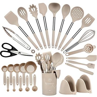 Zulay Kitchen Nylon Kitchen Utensils Stainless Steel Cooking Utensils - 23  Piece - Macy's