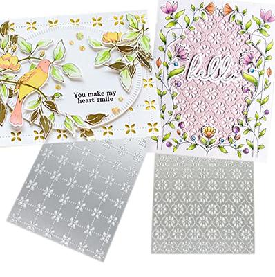 Ammsochy Cutting Dies for Card Making 3D Backgrounds Metal