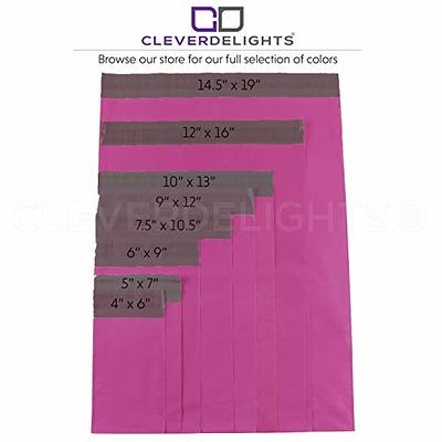 CleverDelights Magenta Poly Mailers - 6 x 9 - 1000 Pack