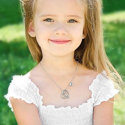 Hidepoo Unicorn Gifts for Girls Age 6-8 - Unicorn Necklace for