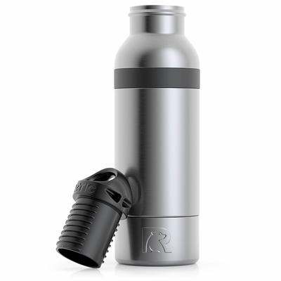 Aoibox 24 oz. Grayt Stainless Steel Insulated Water Bottle (Set of 1)