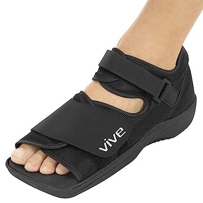 BraceAbility Closed Toe Medical Walking Shoe - Lightweight Broken Toe Cast  Boot, Fractured Foot Brace for Metatarsal Stress Fracture, Post-op Bunion