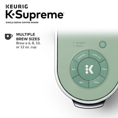 Keurig K-Supreme Single Serve K-Cup Pod Coffee Maker, MultiStream  Technology, Silver Sage - Yahoo Shopping