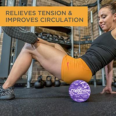 Foam Roller - High Density Exercise Roller for Deep Tissue Muscle Massage,  Muscle and Back Roller for Fitness, Physical Therapy, Yoga and Pilates, Gym