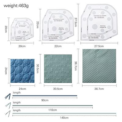 Bowl Cozy Template DIY Bowl Template Cutting Ruler Sewing Accessories  Patchwork Ruler DIY Craft Stencil Bowl Pattern Template