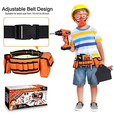 Black & Decker Junior 11 Piece Toy Tool Belt Set Kids Pretend