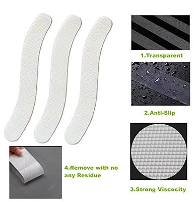 30 Pcs Bathtub Non Slip Stickers, Safety Shower Non Slip Adhesive Strips  Treads With Scraper (clear)