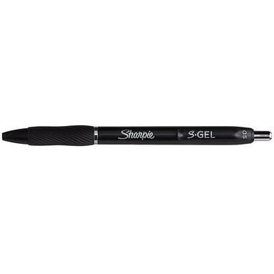 Sharpie 2096145 S-Gel Black Ink with Black Barrel 0.5mm Retractable Gel Pen  - 12/Pack - Yahoo Shopping