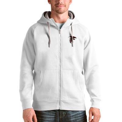 Men's Antigua White Dallas Cowboys Victory Full-Zip Hoodie Size: Medium