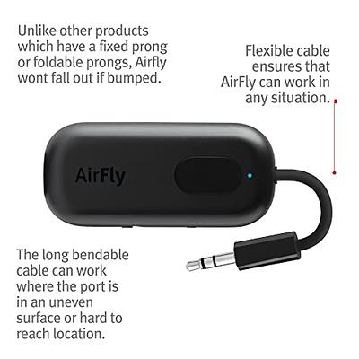 Twelve South AirFly Pro Bluetooth Wireless Audio Transmitter/Receiver for  up to 2 AirPods/ Headphones; Use with Any 3.5 mm Audio Jack, Black - Yahoo  Shopping